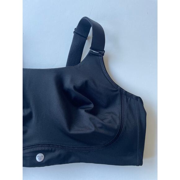 Livi Active Molded No Wire Sports Bra Black Plus Size 44D - Picture 4 of 8